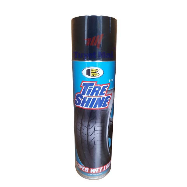 SƠN XỊT BÓNG BẢO VỆ VỎ XE TIRE SHINE B118 BOSNY