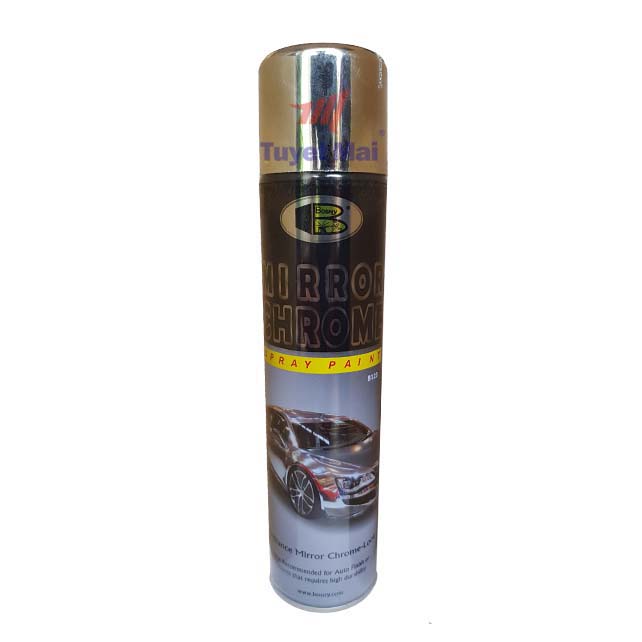 SƠN XỊT MẠ INOX HIỆU ỨNG GƯƠNG B123 MIRROR CHROME SPRAY