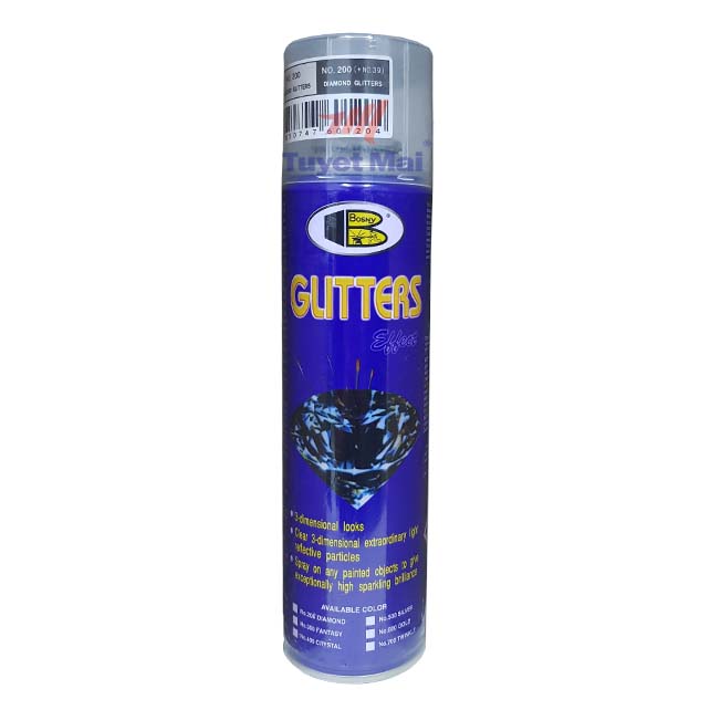 SƠN HIỆU ỨNG LẤP LÁNH GLITTES EFFECT B112 BOSNY